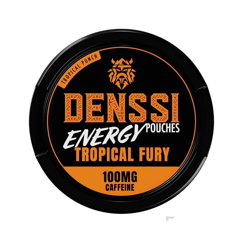 Denssi Energy Tropical Fury caffeine pouches