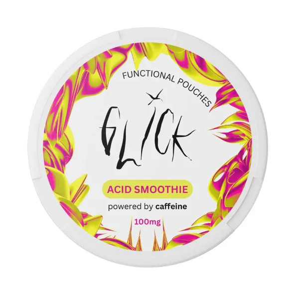 Glick Acid Smoothie caffeine pouches