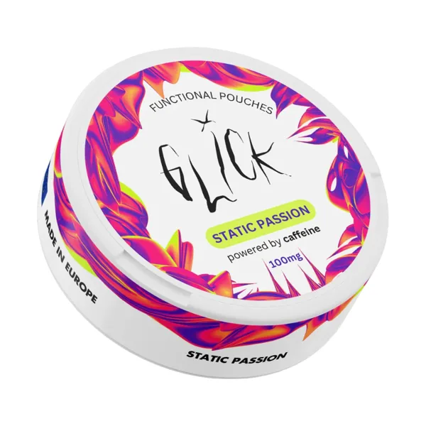 Glick Static Passion caffeine pouches
