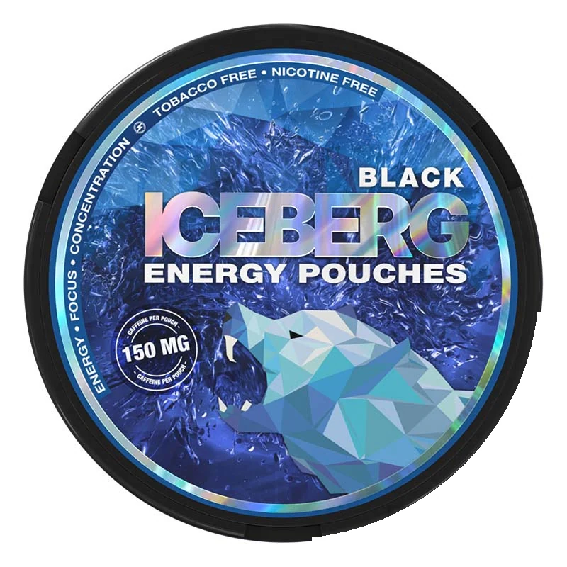 Iceberg Black Energy Pouches caffeine pouches
