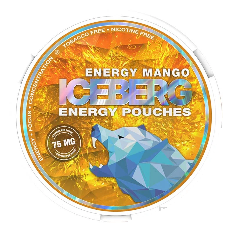 Iceberg Energy Mango Energy Pouches caffeine pouches
