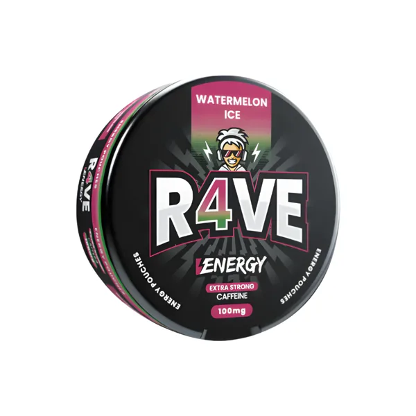 R4VE Watermelon caffeine pouches