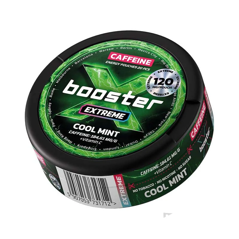 X-Booster Cool Mint caffeine pouches