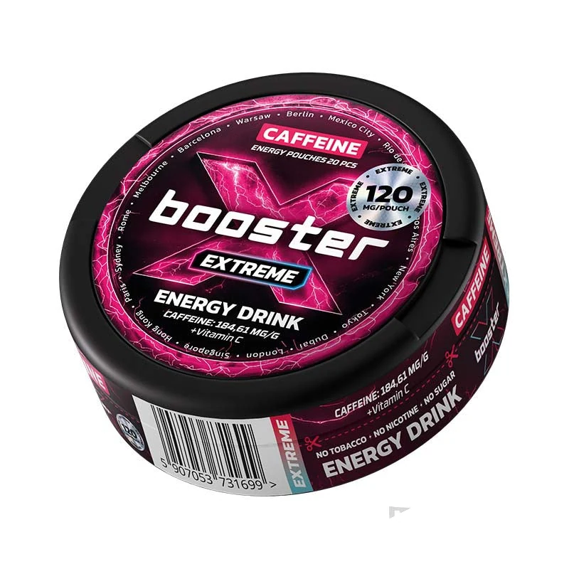 X-Booster Energy Drink caffeine pouches