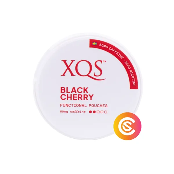 XQS Black Cherry caffeine pouches